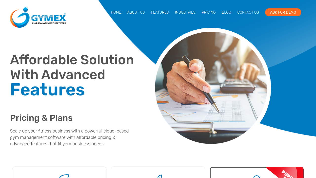 Gymex club management software